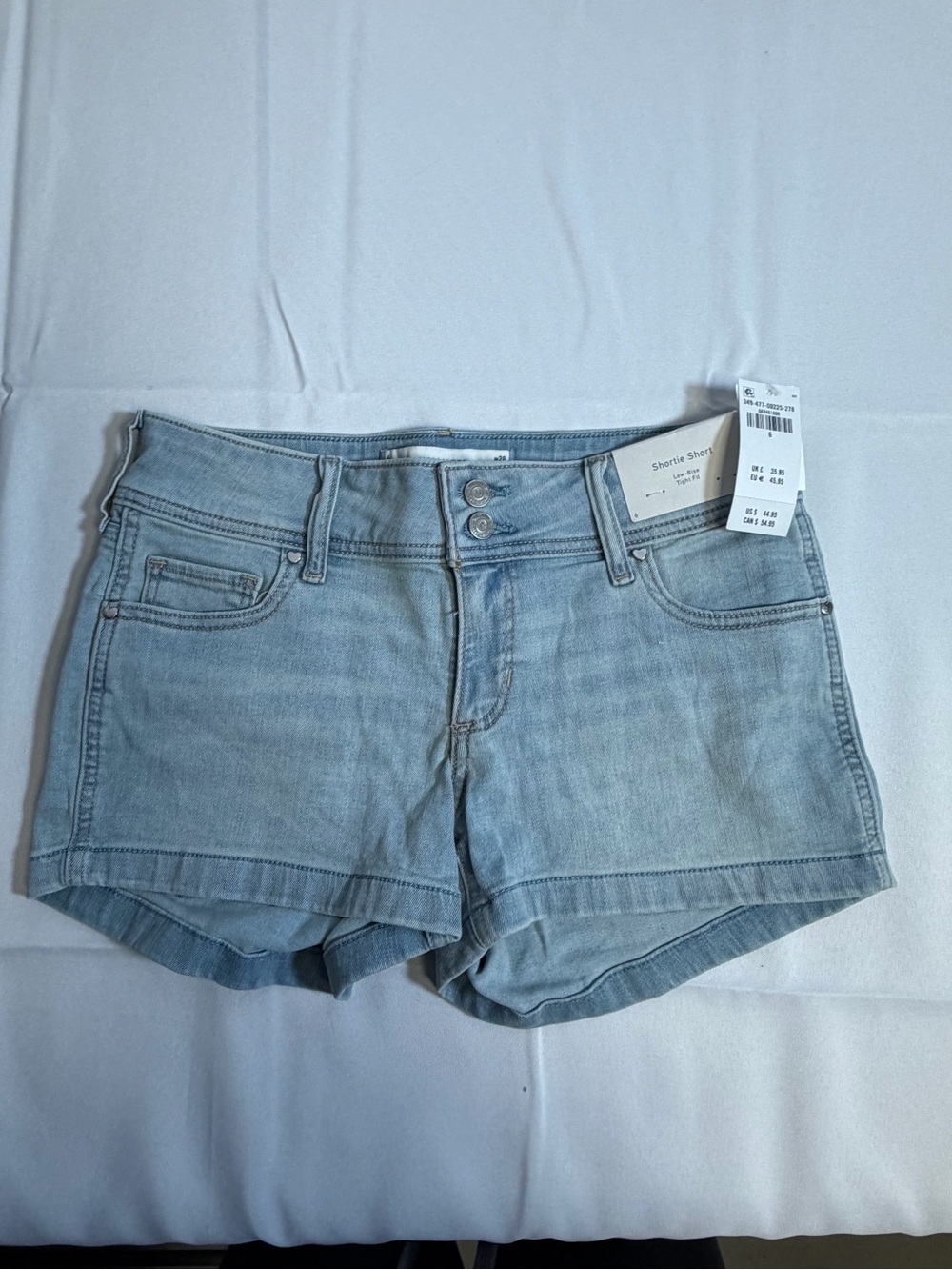 Hollister Light Blue Denim Jean Shorts